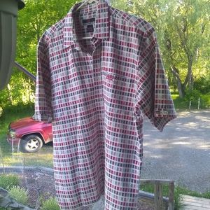 **South Pole Button Down Plaid Shirt